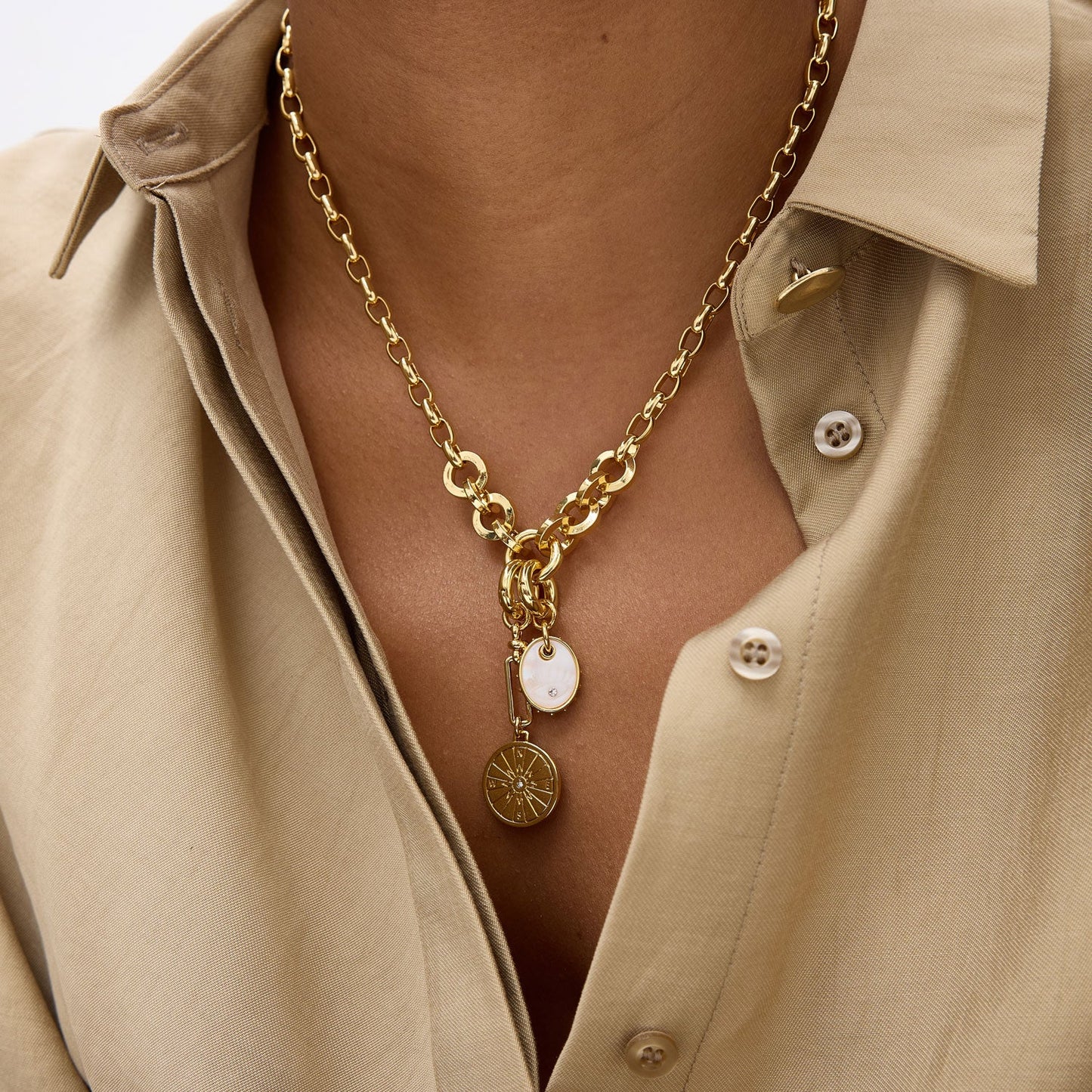Voyager Gold Necklace